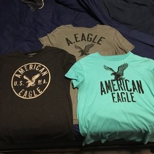 3 American Eagle Outfitters T-Shirts Men’s Large